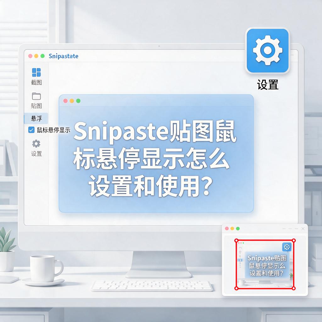 Snipaste贴图鼠标悬停显示怎么设置和使用?