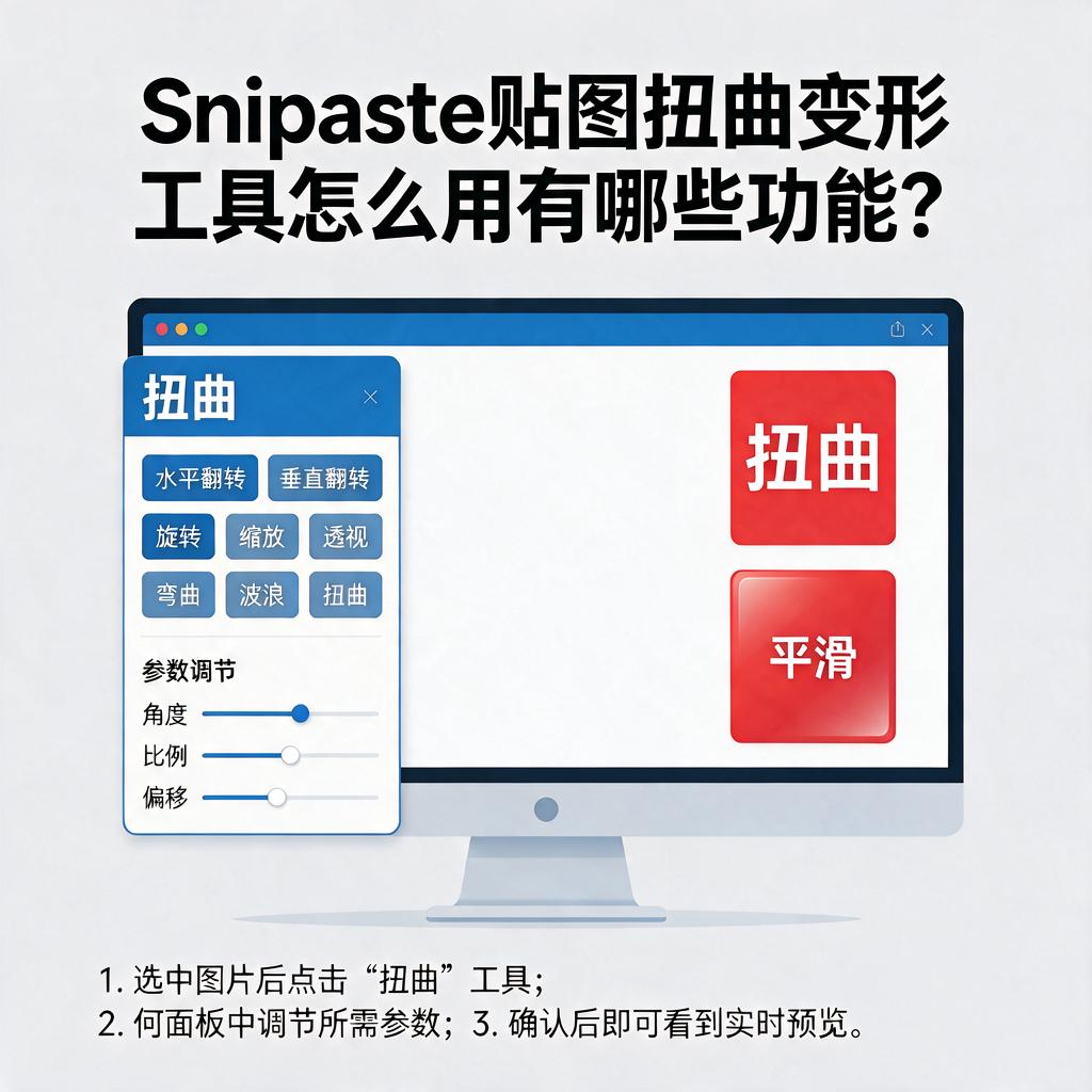 Snipaste贴图扭曲变形工具怎么用有哪些功能?