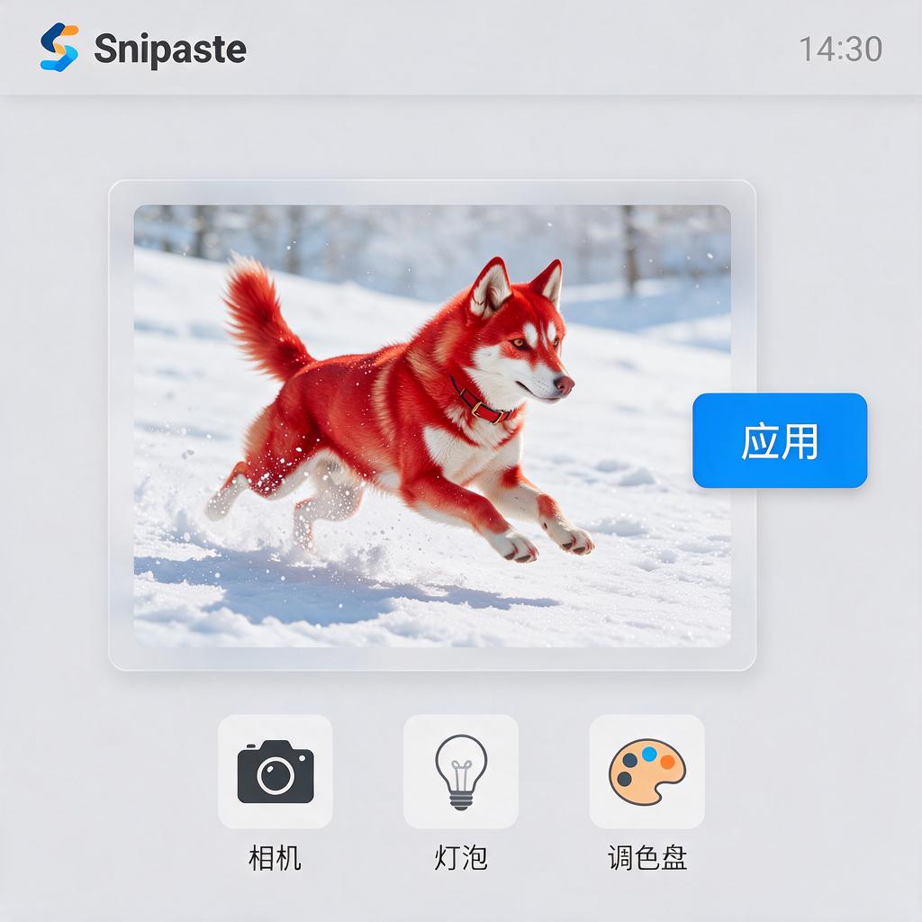 Snipaste贴图预设如何快速应用?