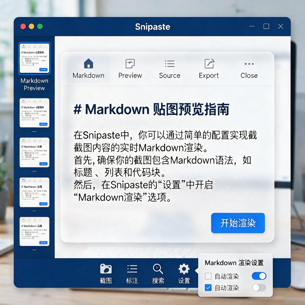 如何在Snipaste中实现贴图Markdown预览?