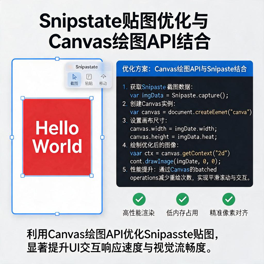 Snipaste贴图如何运用Canvas绘图API进行优化？