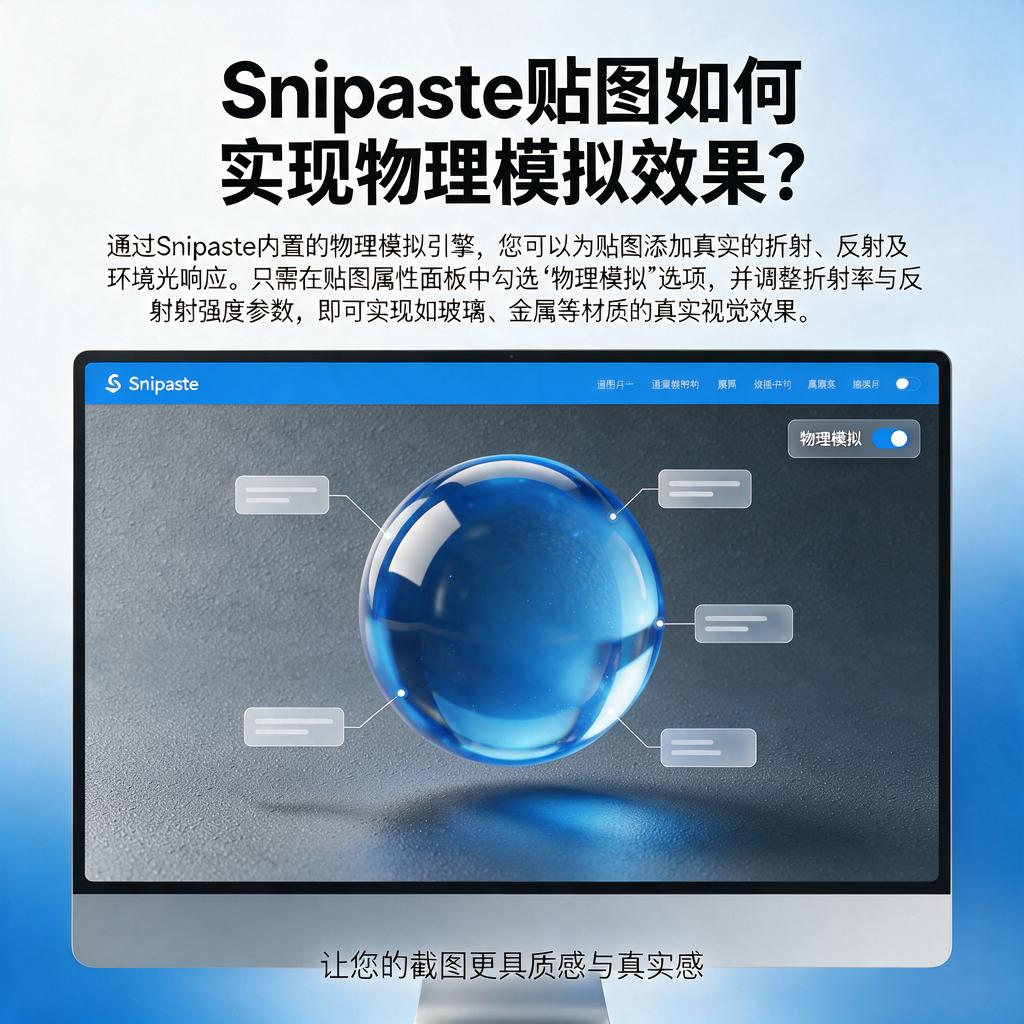Snipaste贴图如何实现物理模拟效果？