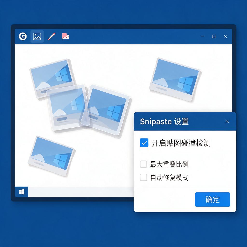Snipaste贴图碰撞检测功能如何开启和使用？
