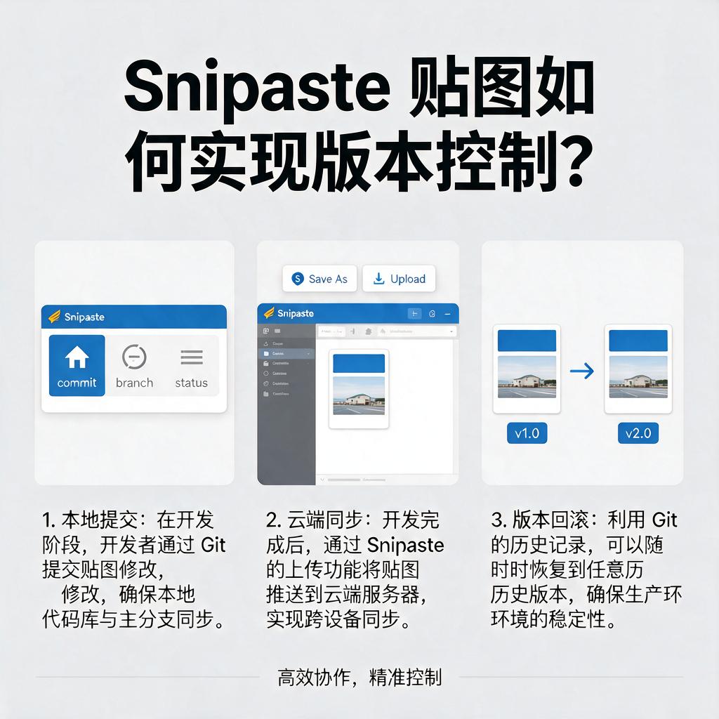 Snipaste贴图如何实现版本控制?