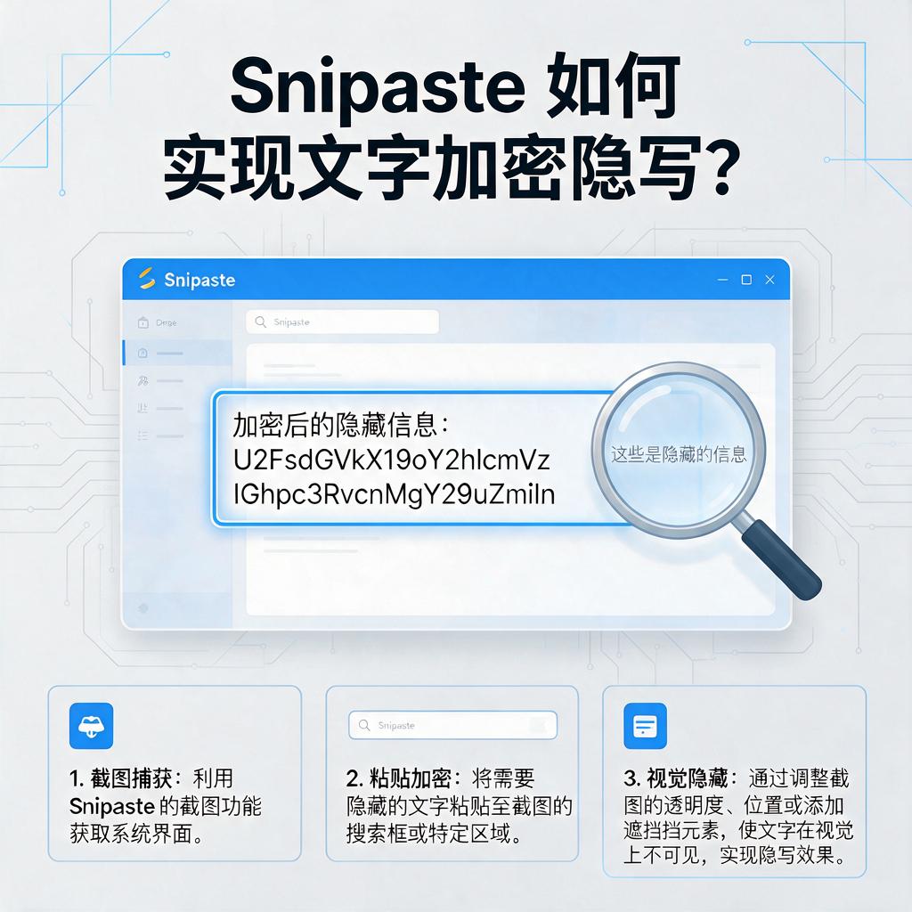 Snipaste如何实现文字加密隐写?