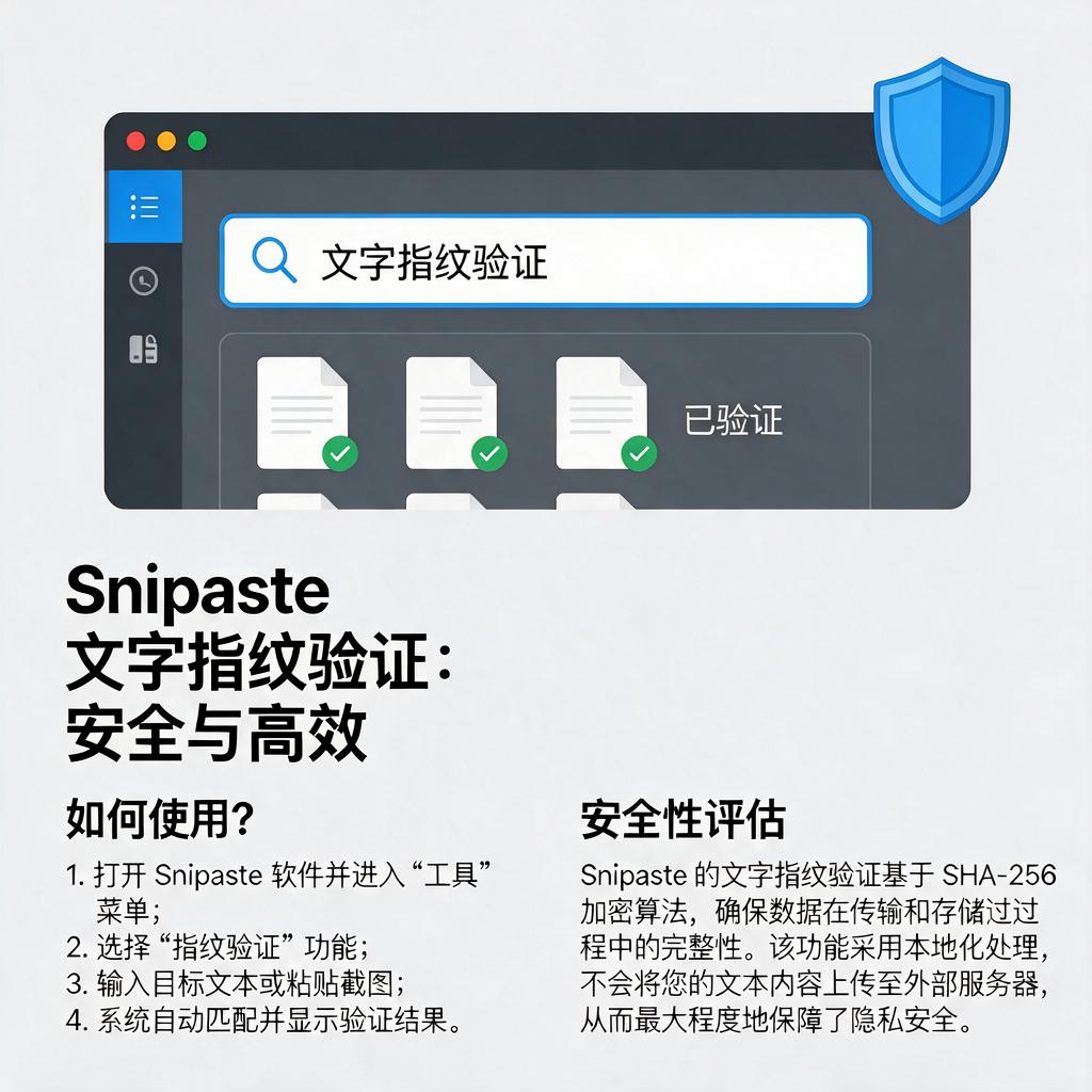 Snipaste文字指纹验证怎么用且安全吗?