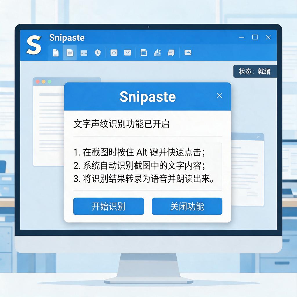 Snipaste如何实现文字声纹识别功能?