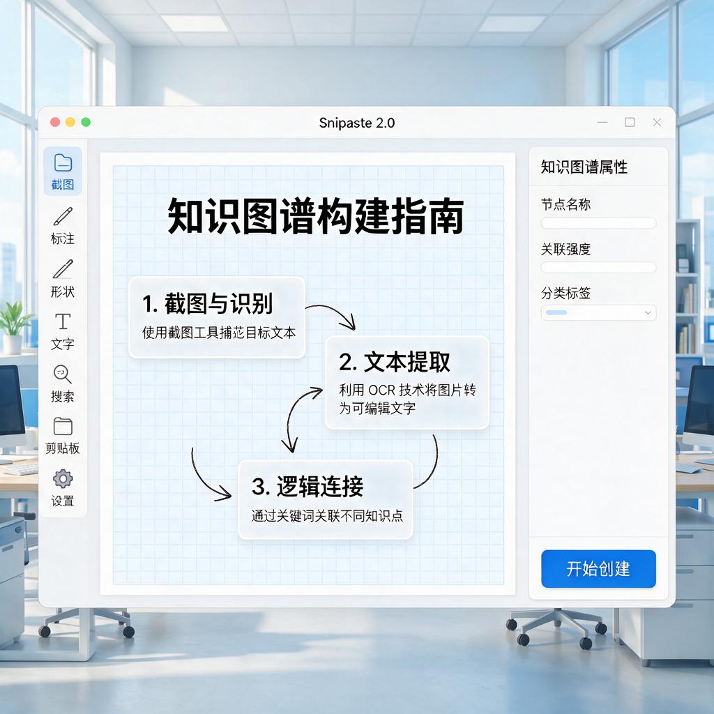 如何用Snipaste创建文字知识图谱?