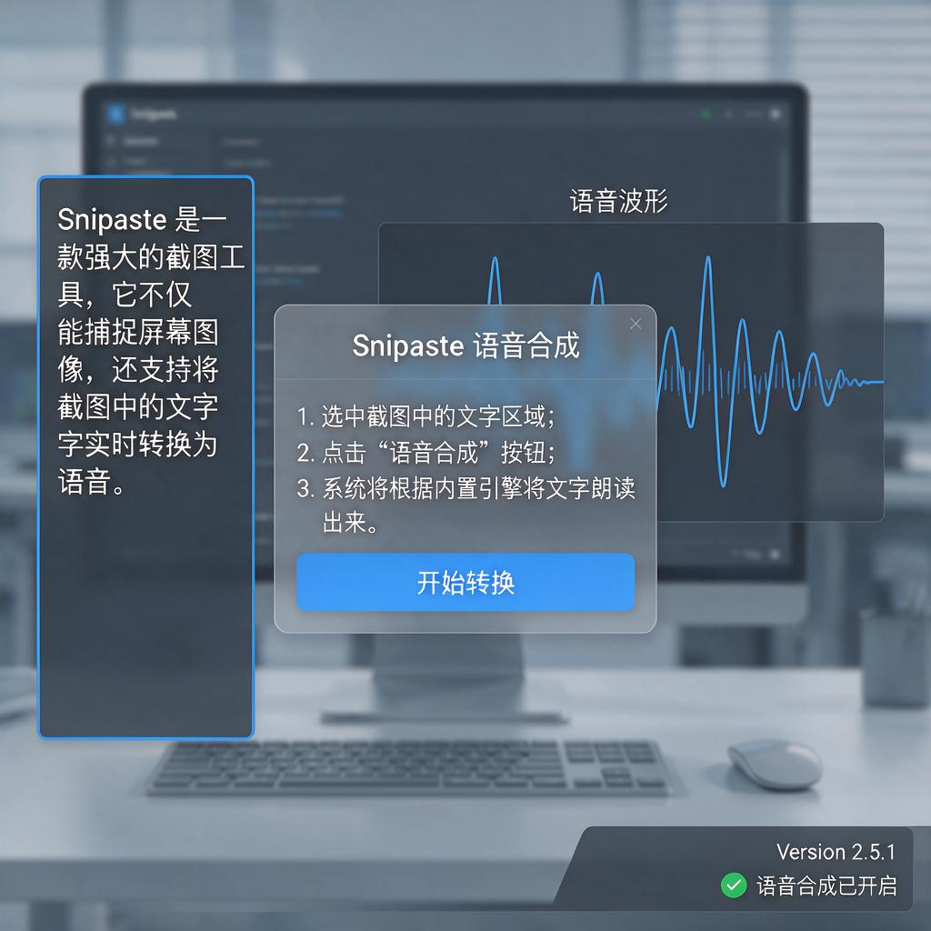 Snipaste如何实现文字语音合成功能?