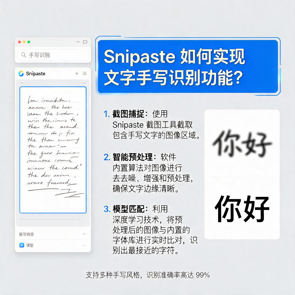 Snipaste如何实现文字手写识别功能?
