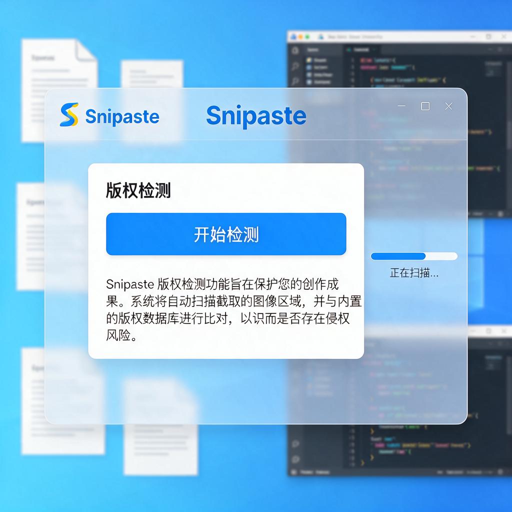 Snipaste如何进行文字版权检测？