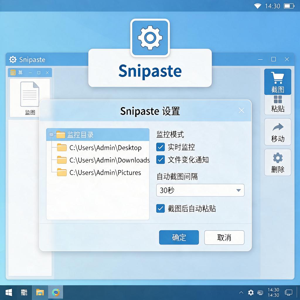 Snipaste文件监控目录怎么设置和使用?