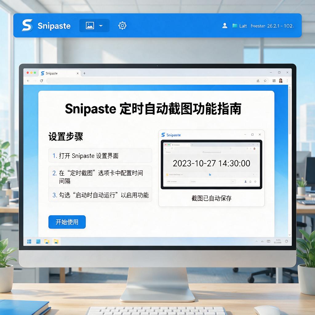 Snipaste如何实现定时自动截图功能?