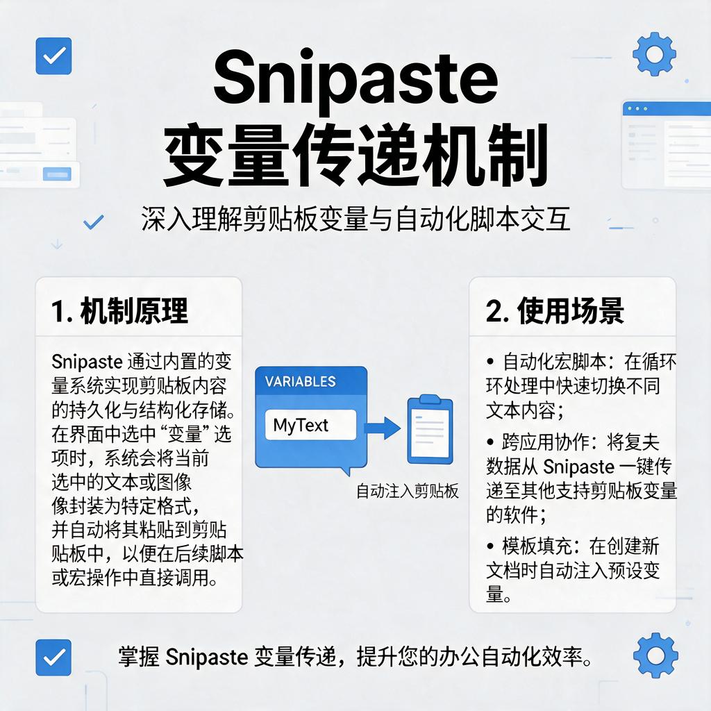 Snipaste变量传递机制是什么?怎么用?