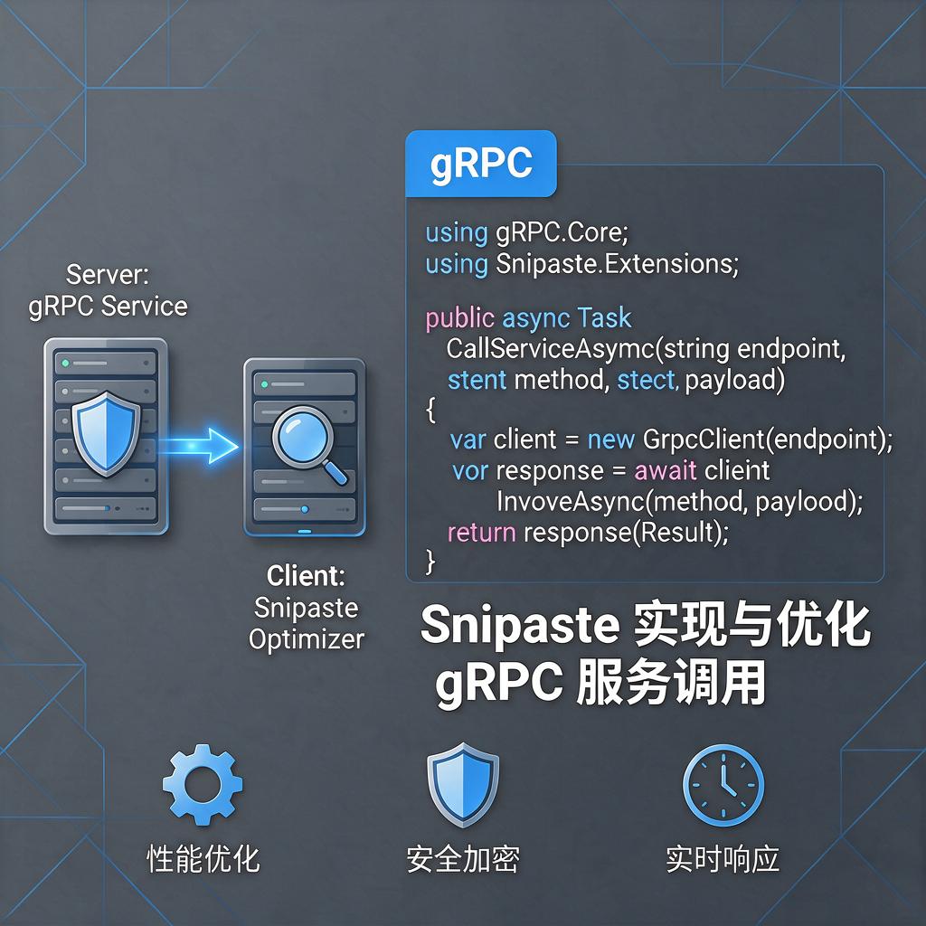 Snipaste如何实现并优化gRPC服务调用?