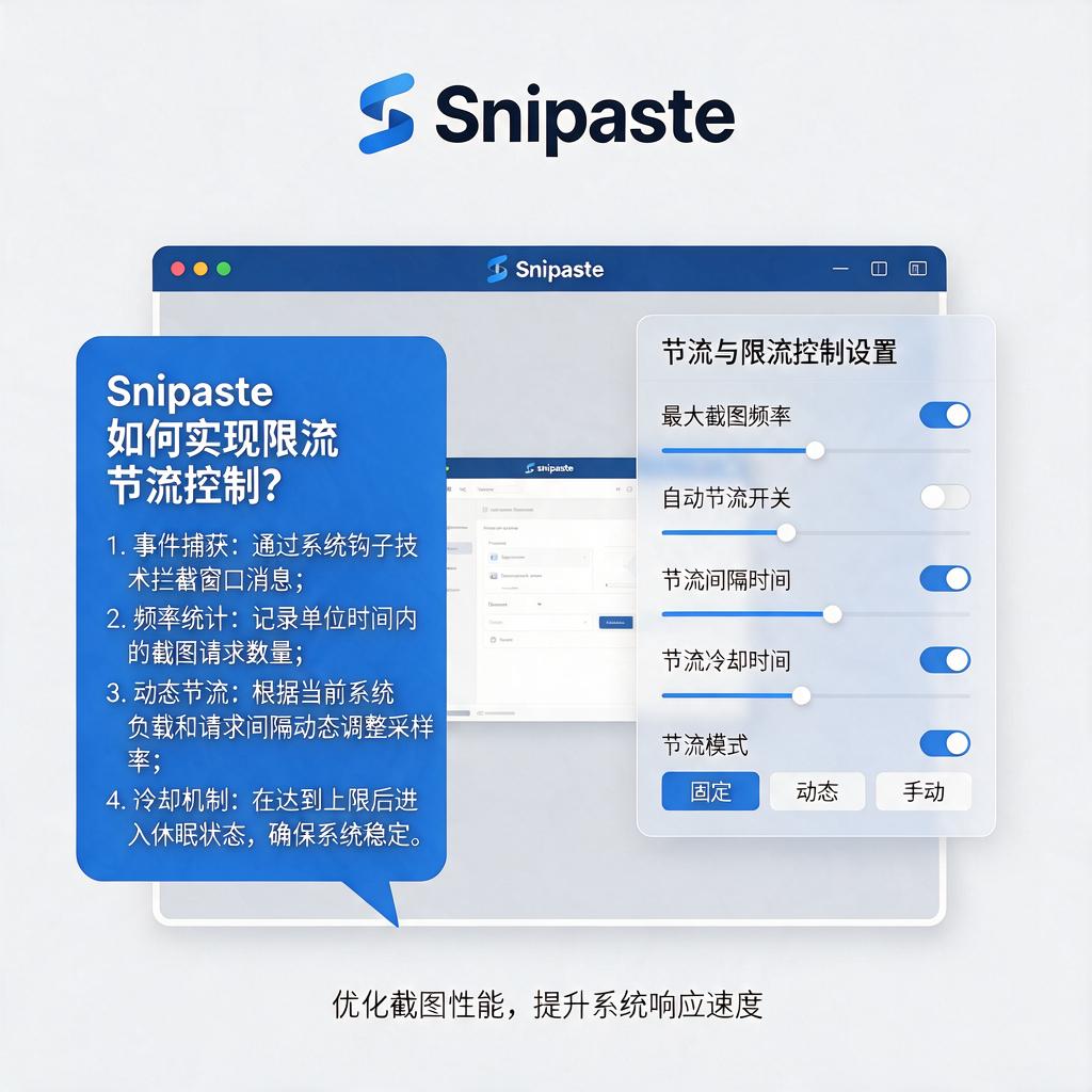 Snipaste如何实现限流节流控制?