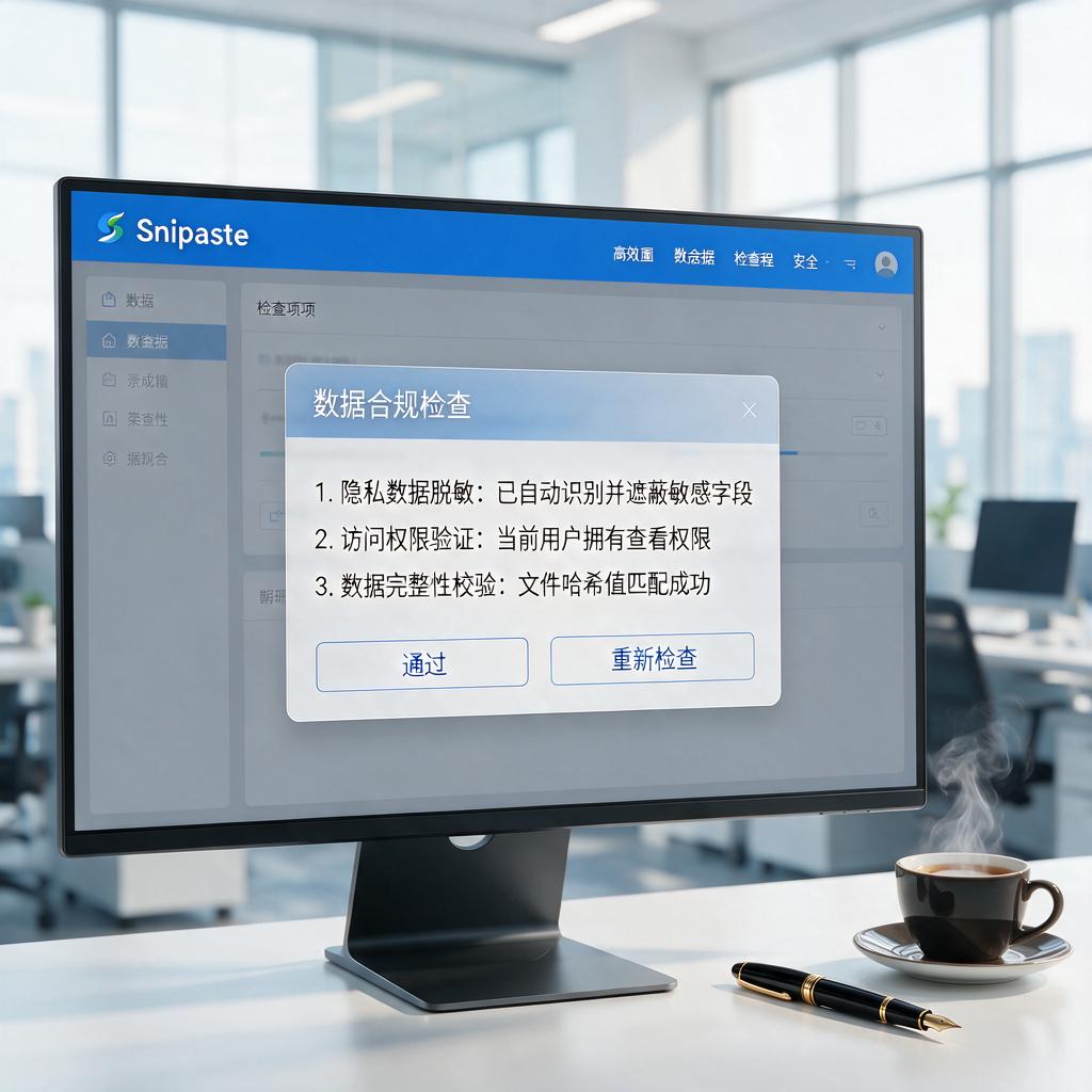 Snipaste数据合规检查应该如何进行？