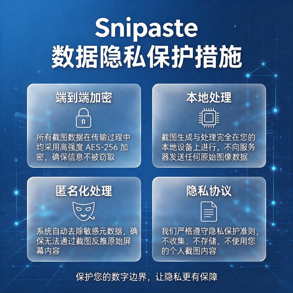 Snipaste数据隐私保护措施有哪些？