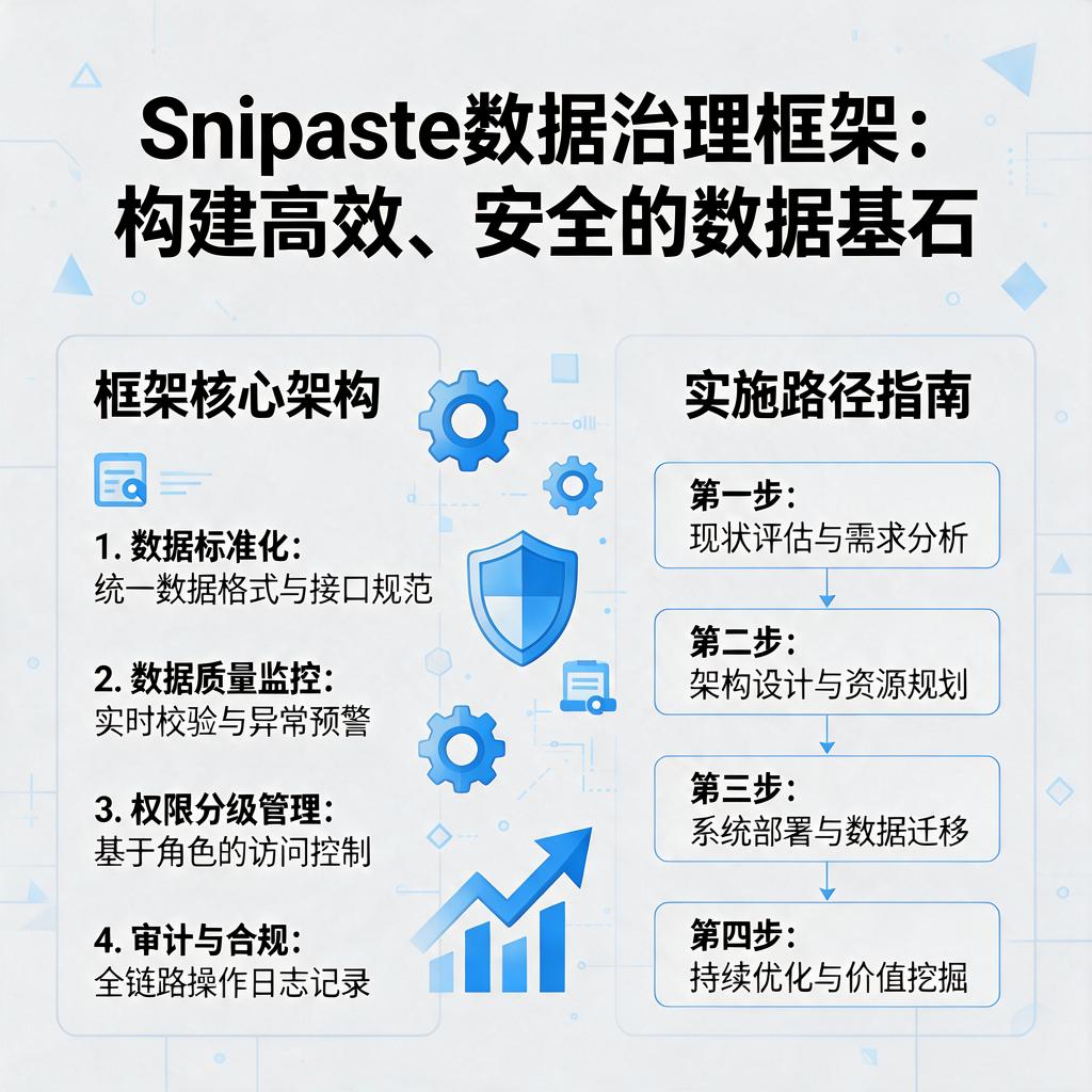 Snipaste数据治理框架是什么？如何实施？