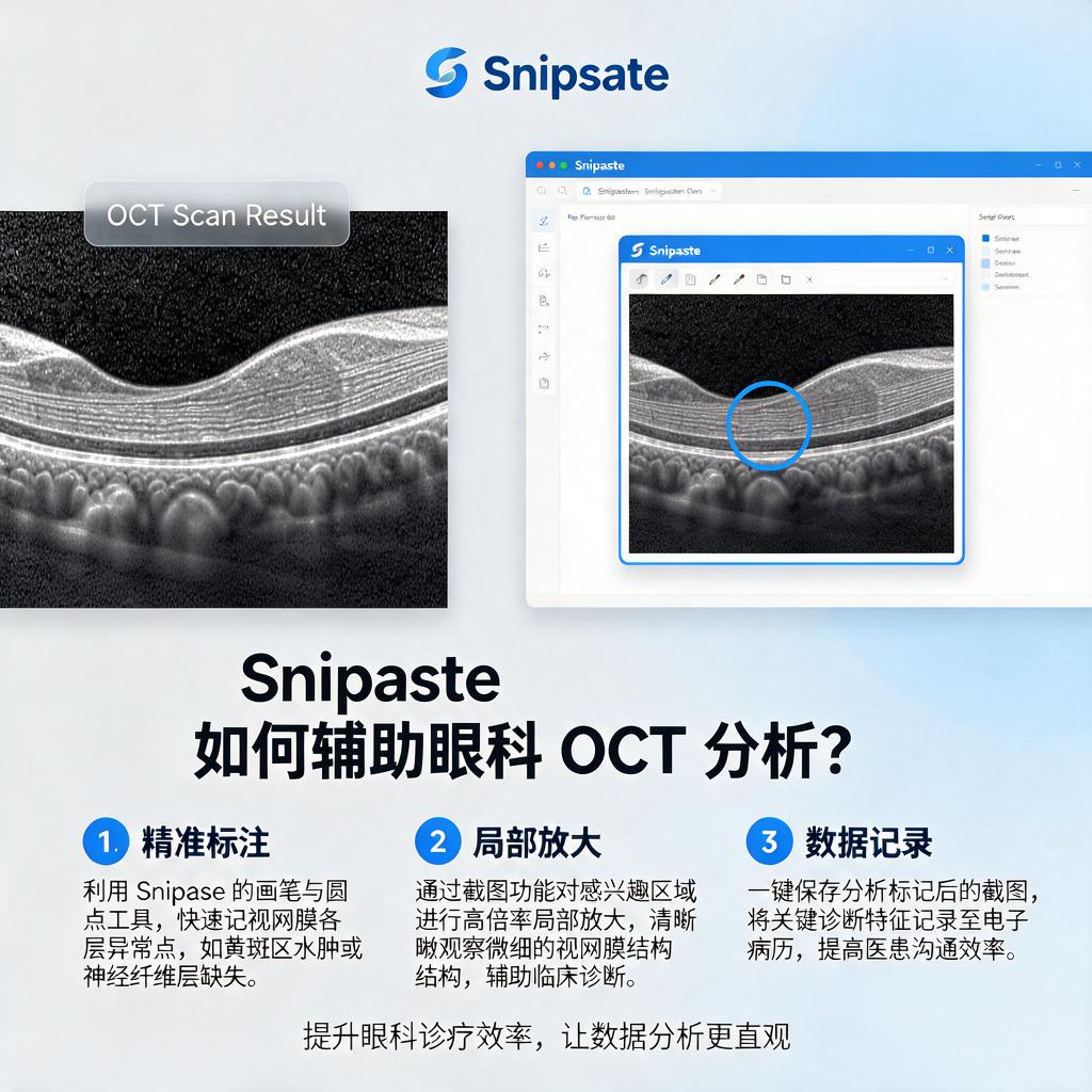 Snipaste如何辅助眼科OCT分析？