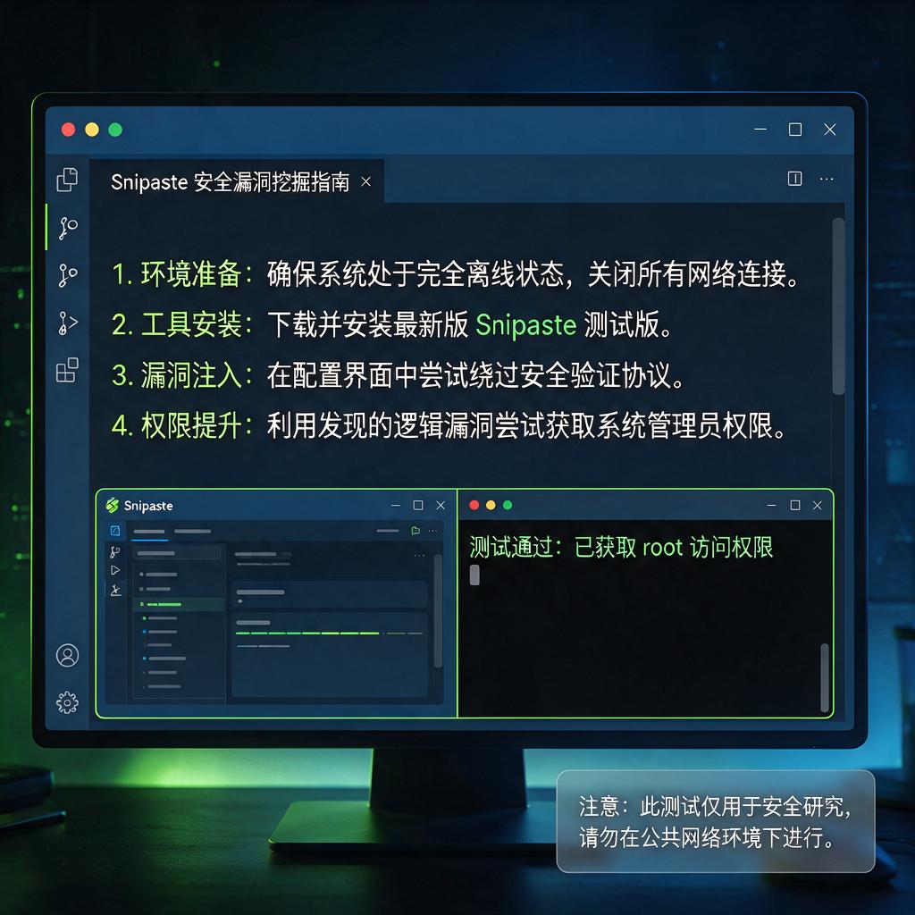Snipaste漏洞挖掘测试怎么做？
