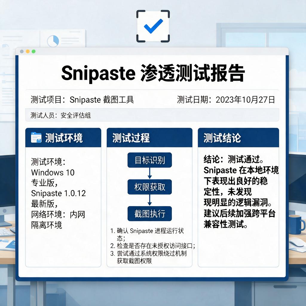 如何编写一份完整的Snipaste渗透测试报告？
