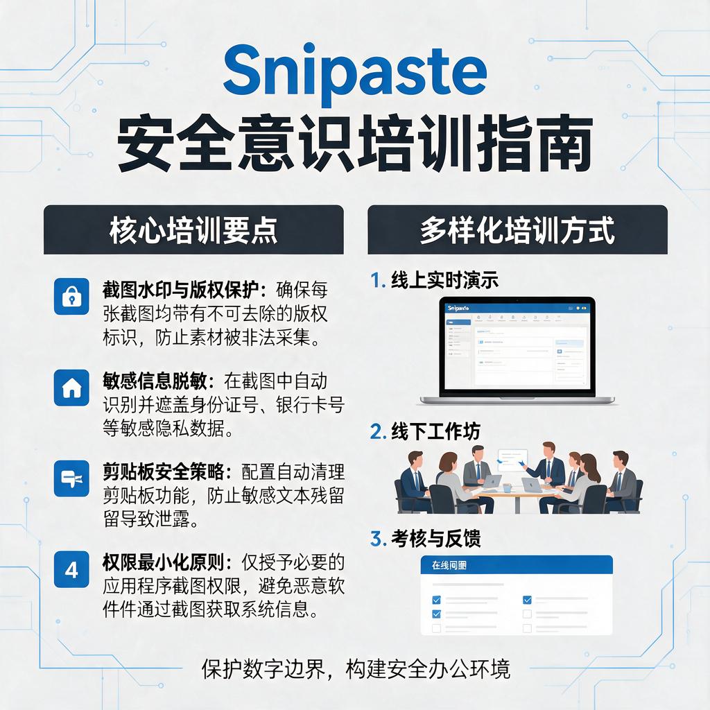 Snipaste安全意识培训有哪些要点和方式？