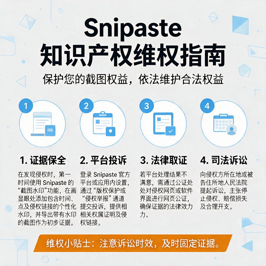 Snipaste知识产权维权应该怎么做？