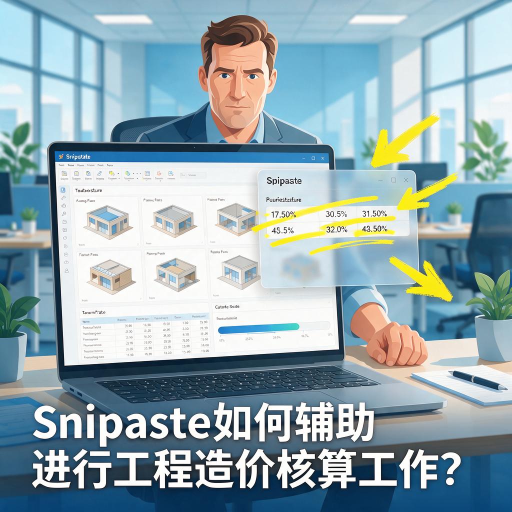 Snipaste如何辅助进行工程造价核算工作?