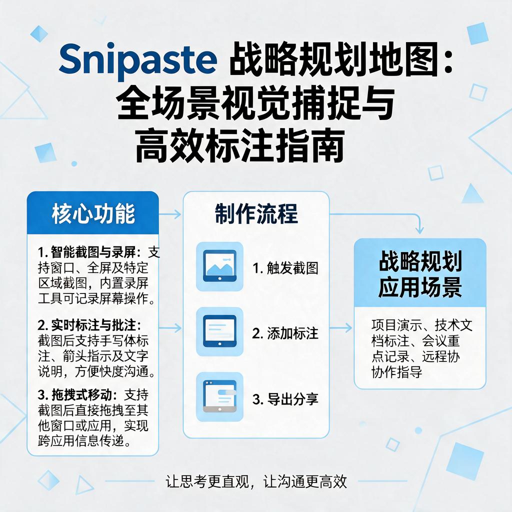 Snipaste战略规划地图是什么如何制作有哪些功能?