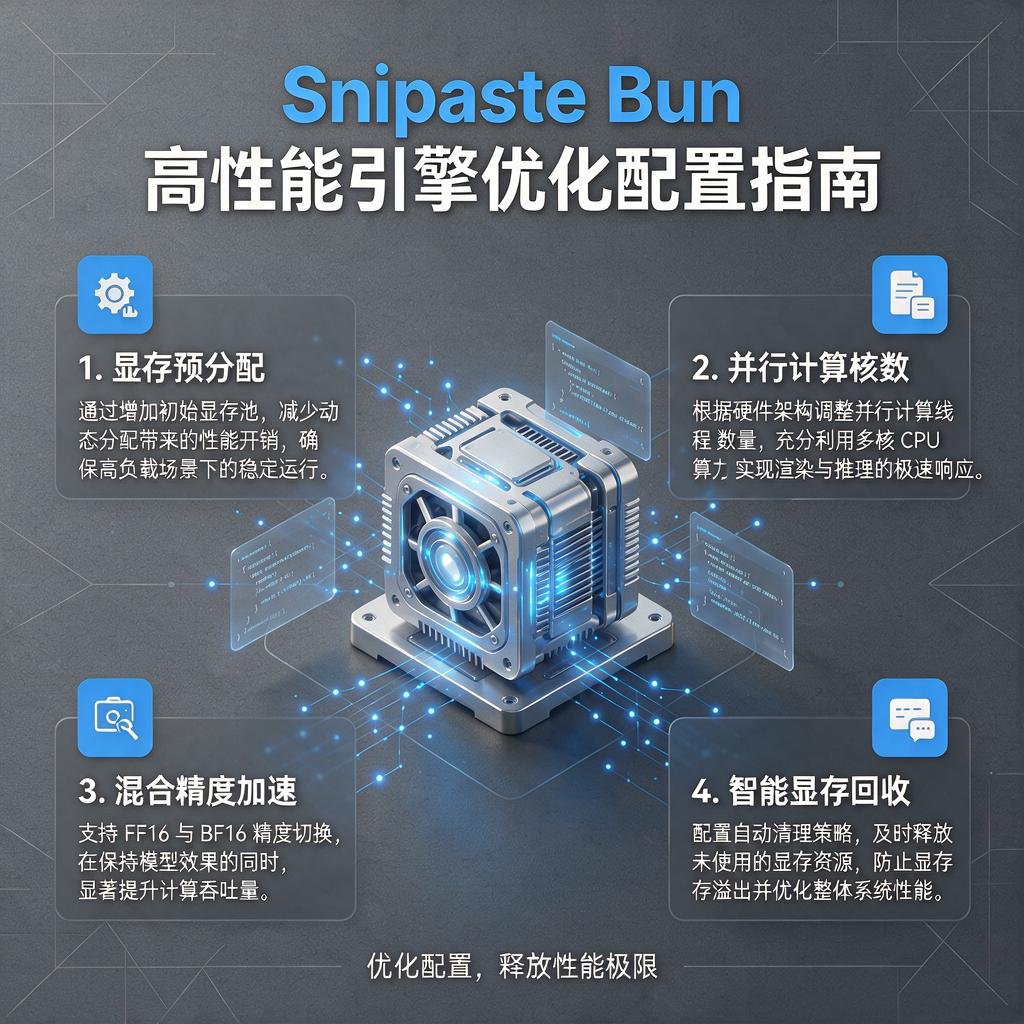 Snipaste Bun高性能引擎如何优化配置以提升性能?