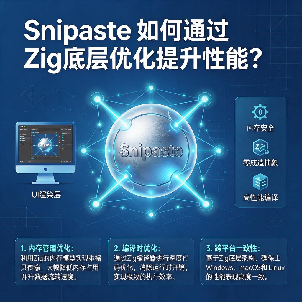Snipaste如何通过Zig底层优化提升性能?