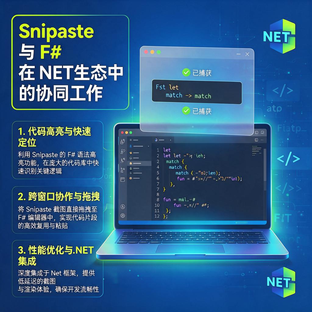 Snipaste 如何与 F# 在.NET生态中协同工作?