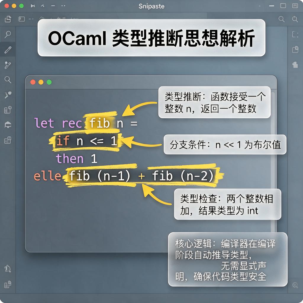 Snipaste中如何应用OCaml类型推断思想?