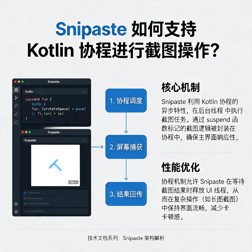 Snipaste如何支持Kotlin协程进行截图操作?