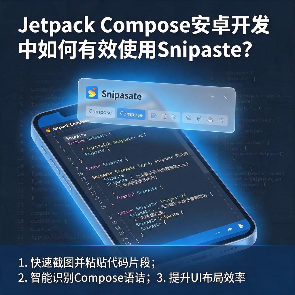 Jetpack Compose安卓开发中如何有效使用Snipaste?