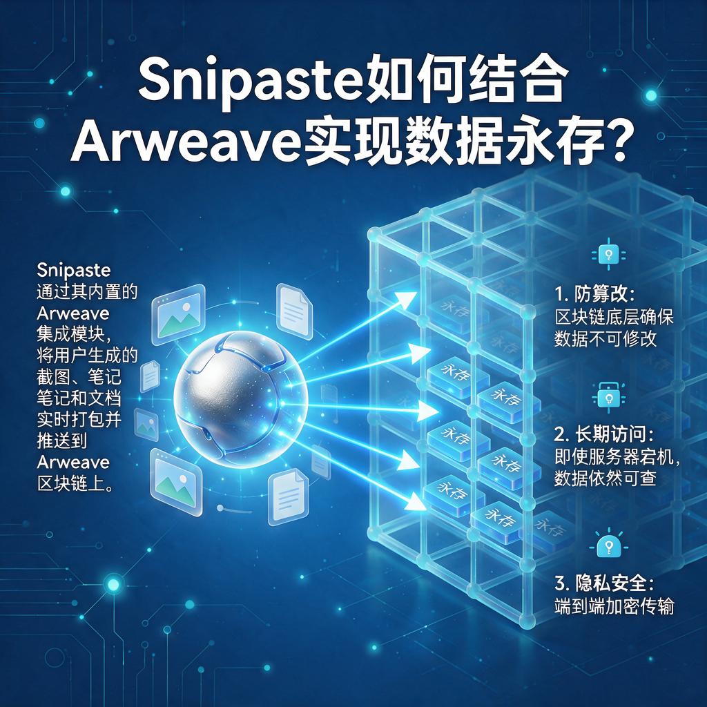 Snipaste如何结合Arweave实现数据永存？