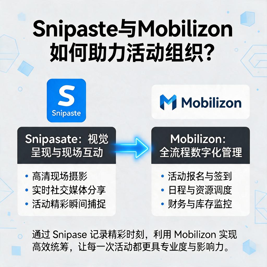 Snipaste与Mobilizon如何助力活动组织?