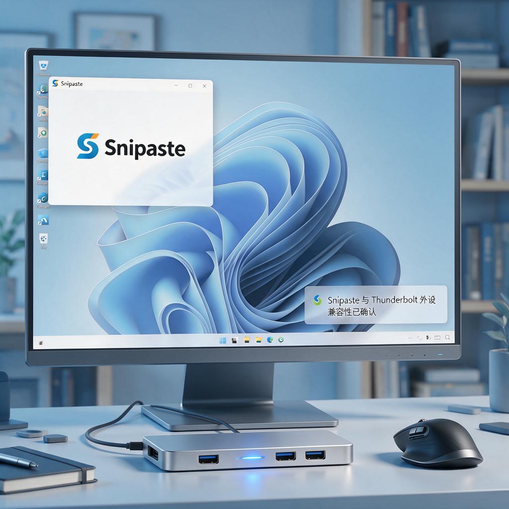 Snipaste与Thunderbolt外设如何兼容使用?
