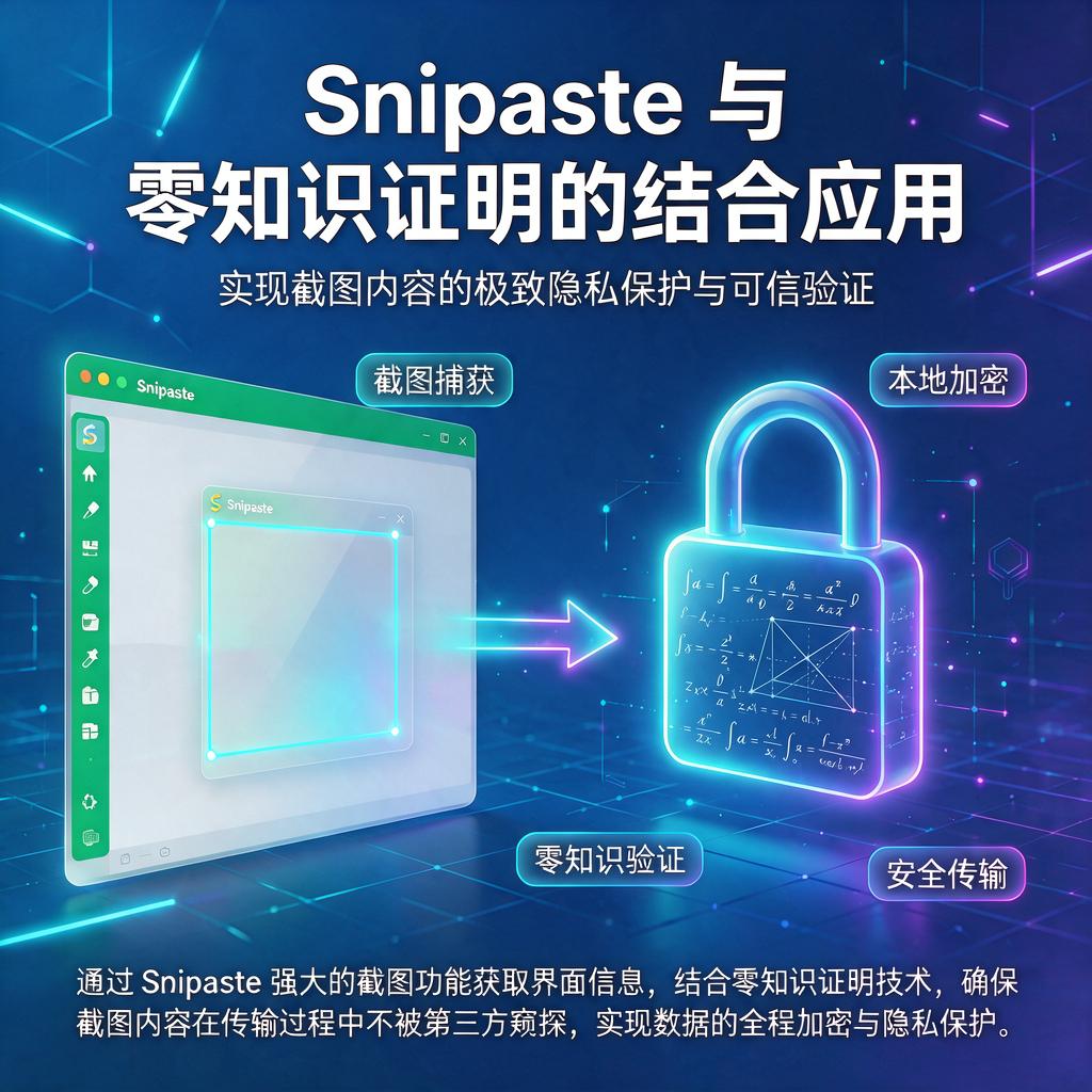 Snipaste如何与零知识证明结合应用?