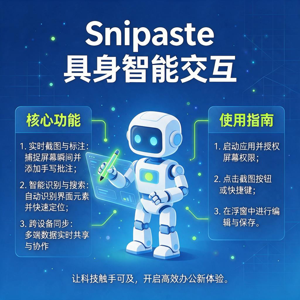Snipaste具身智能交互是什么有哪些功能怎么使用?