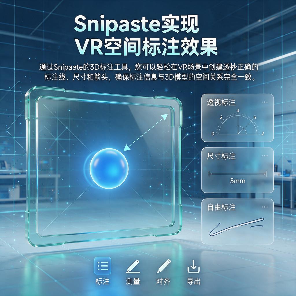 Snipaste如何实现VR空间标注效果?