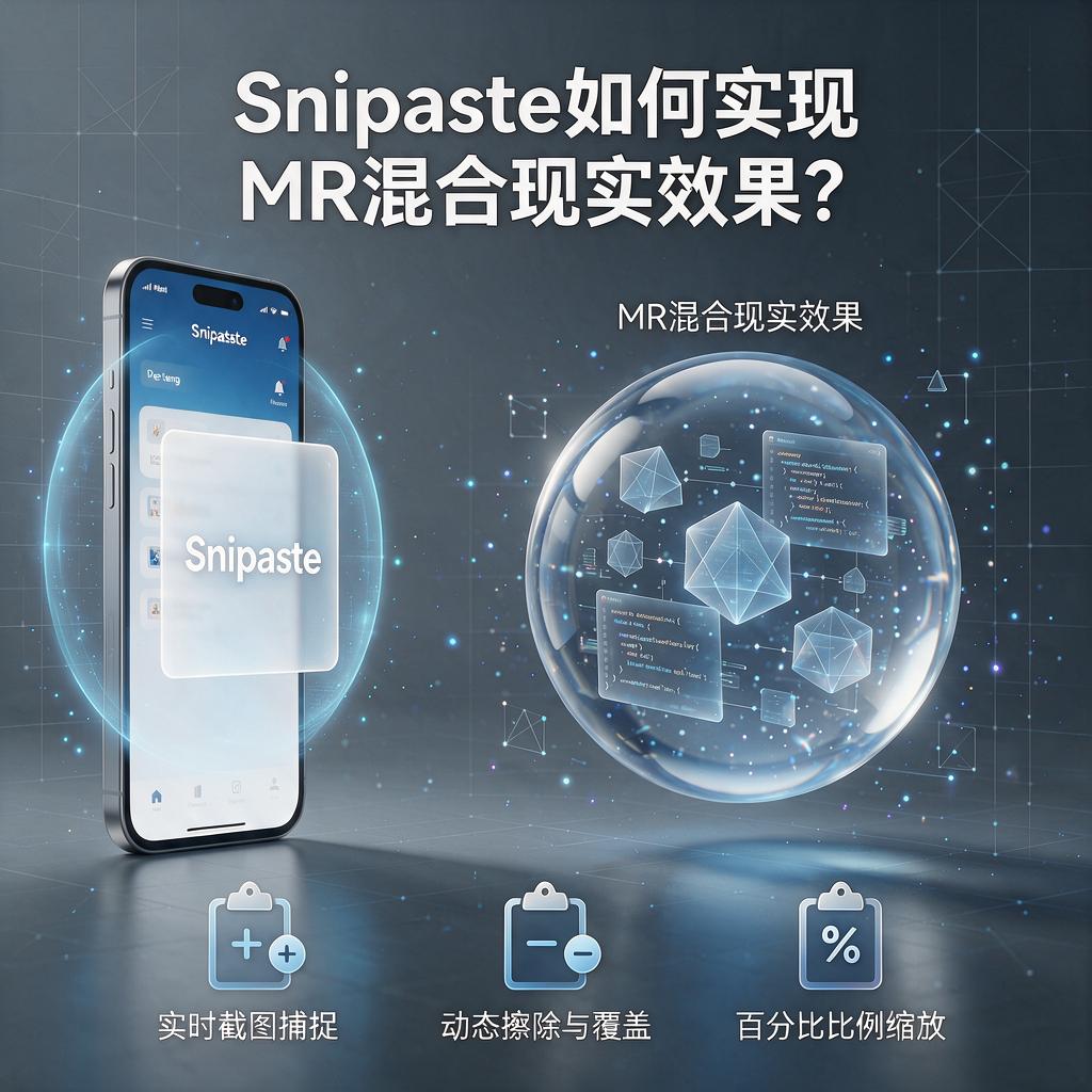 Snipaste如何实现MR混合现实效果?