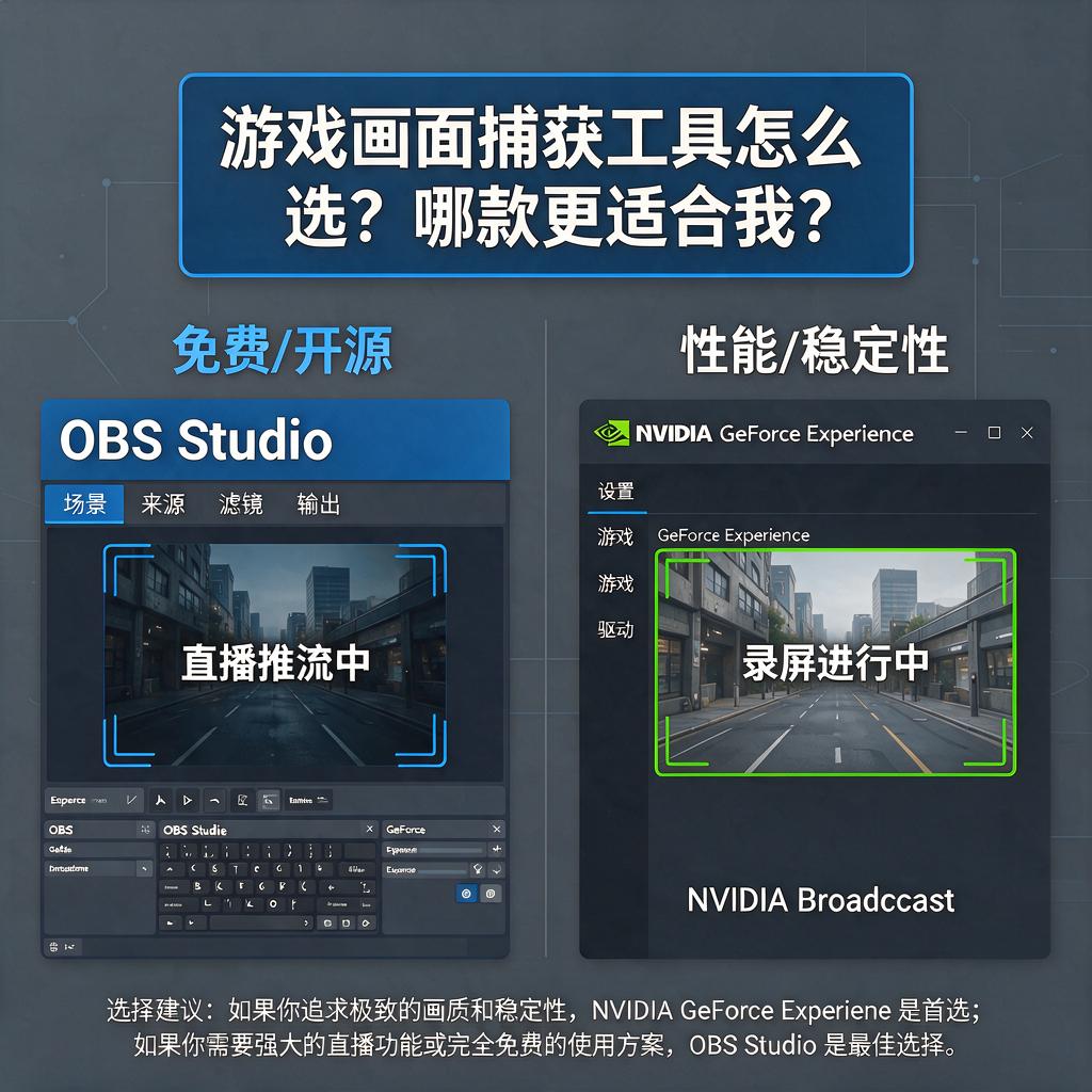 游戏画面捕获工具怎么选?哪款更适合我?