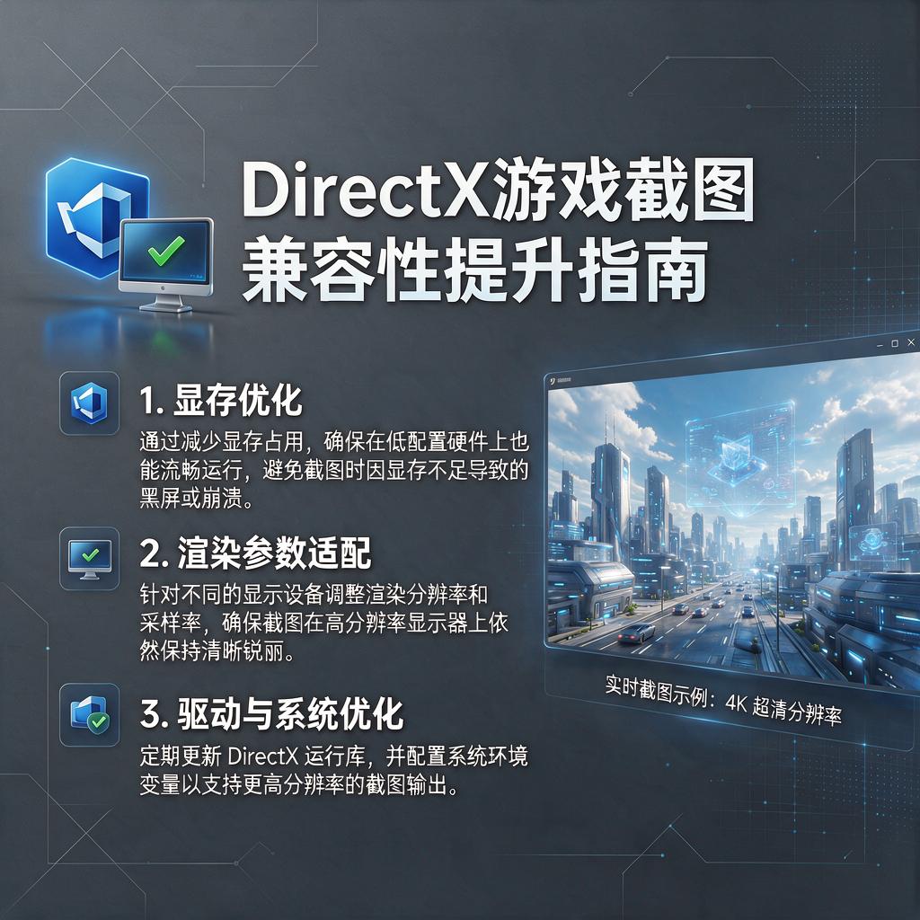 DirectX游戏截图兼容性如何提升?