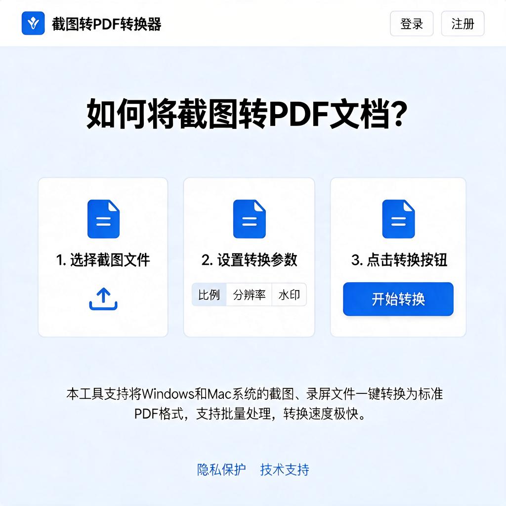 如何将截图转PDF文档?