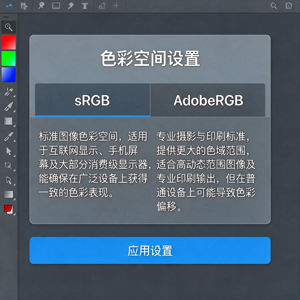 截图色彩空间选sRGB还是AdobeRGB好?