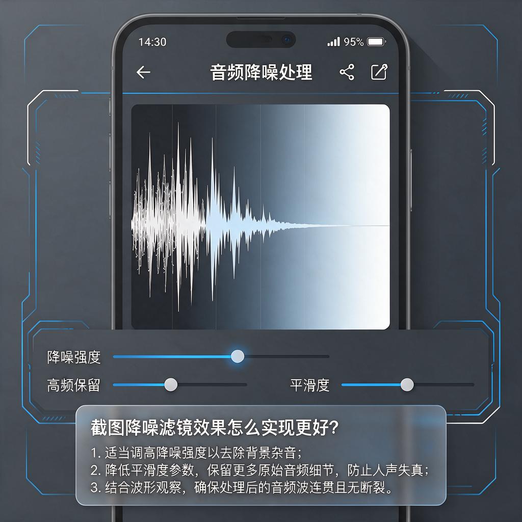 截图降噪滤镜效果怎么实现更好?