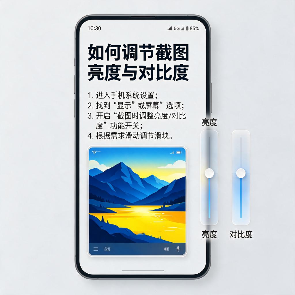 如何调节截图亮度对比度?
