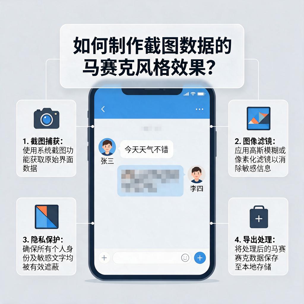 如何制作截图数据的马赛克风格效果?